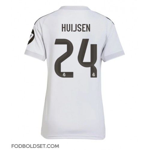 Real Madrid Dean Huijsen #24 Hjemmebanetrøje Dame 2025-26 Kortærmet